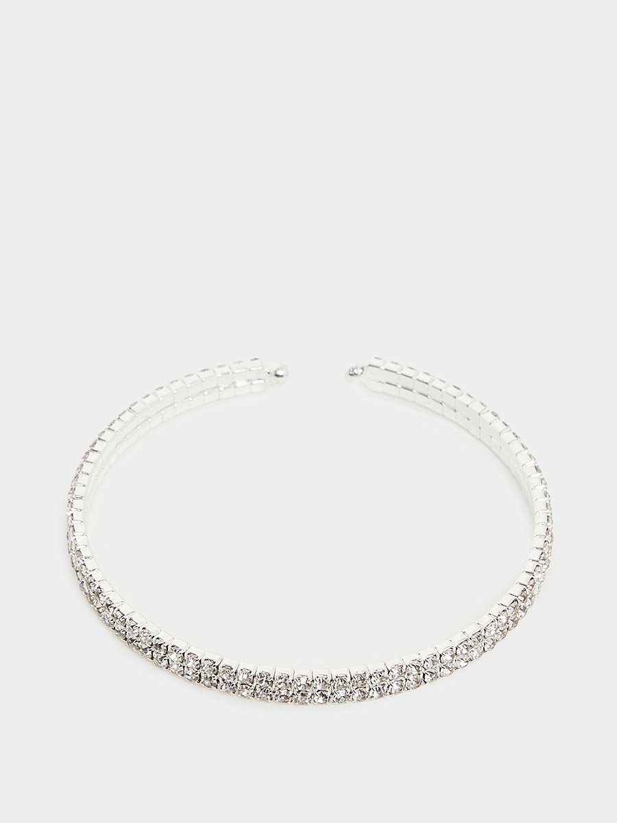 3-Piece Embellished Necklace, Earrings and Bracelet Set