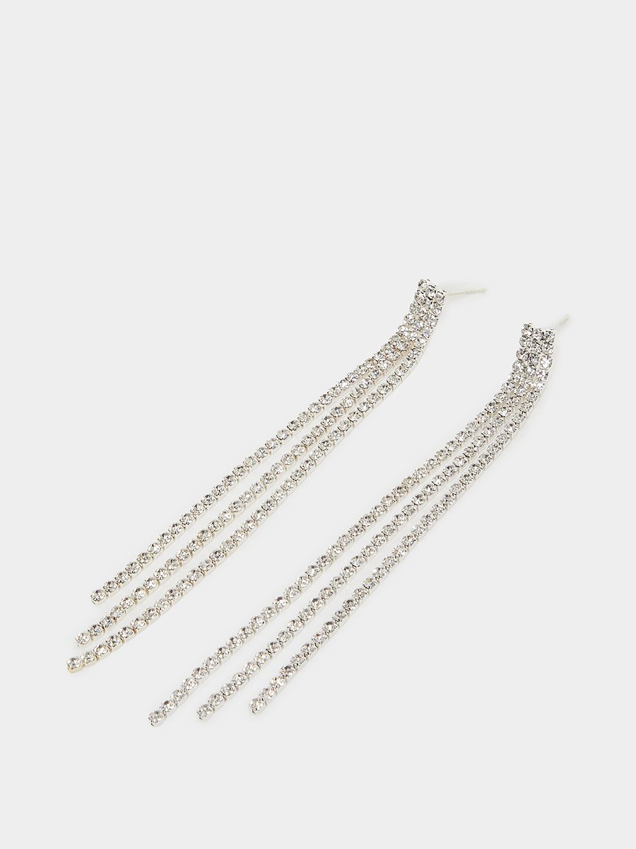 3-Piece Embellished Necklace, Earrings and Bracelet Set