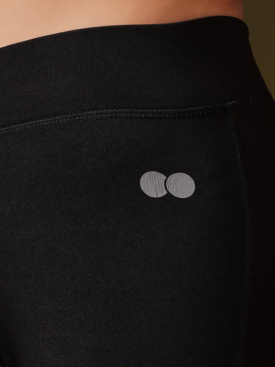 Black Snug Fit Active Tights