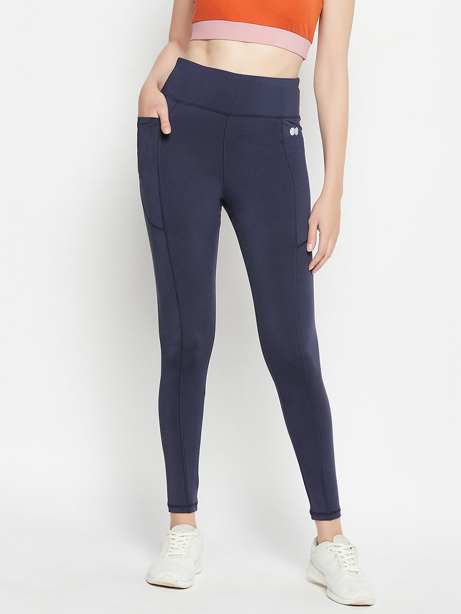 Logo Detail Active Tights with Side Pocket