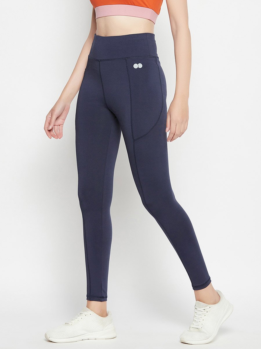 Logo Detail Active Tights with Side Pocket