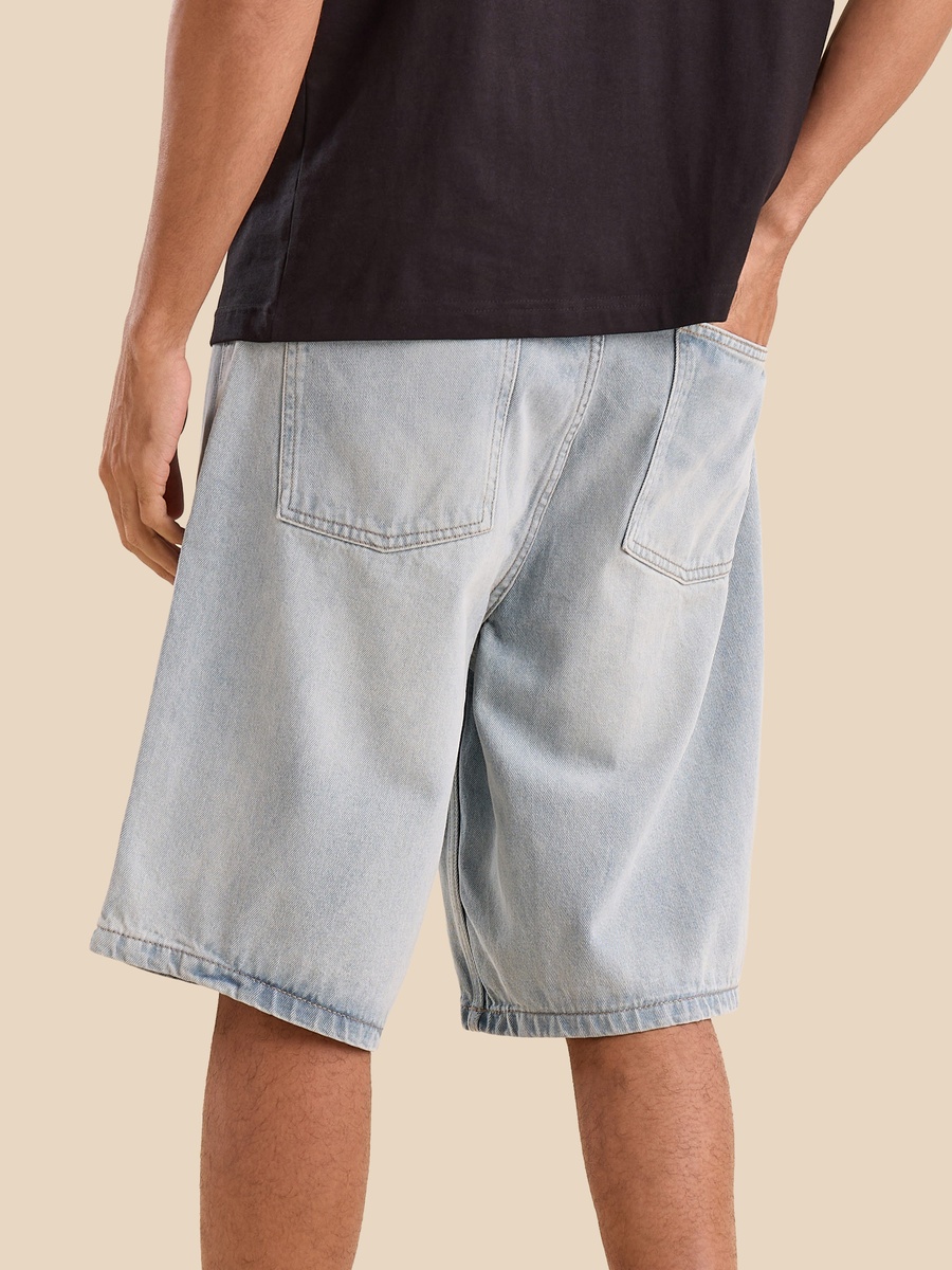 Baggy Fit Denim Shorts