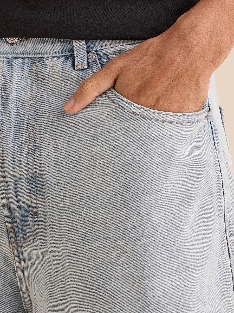 Baggy Fit Denim Shorts