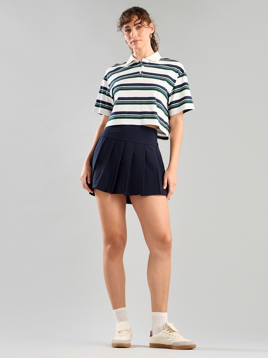 Pleated Mini Skirt