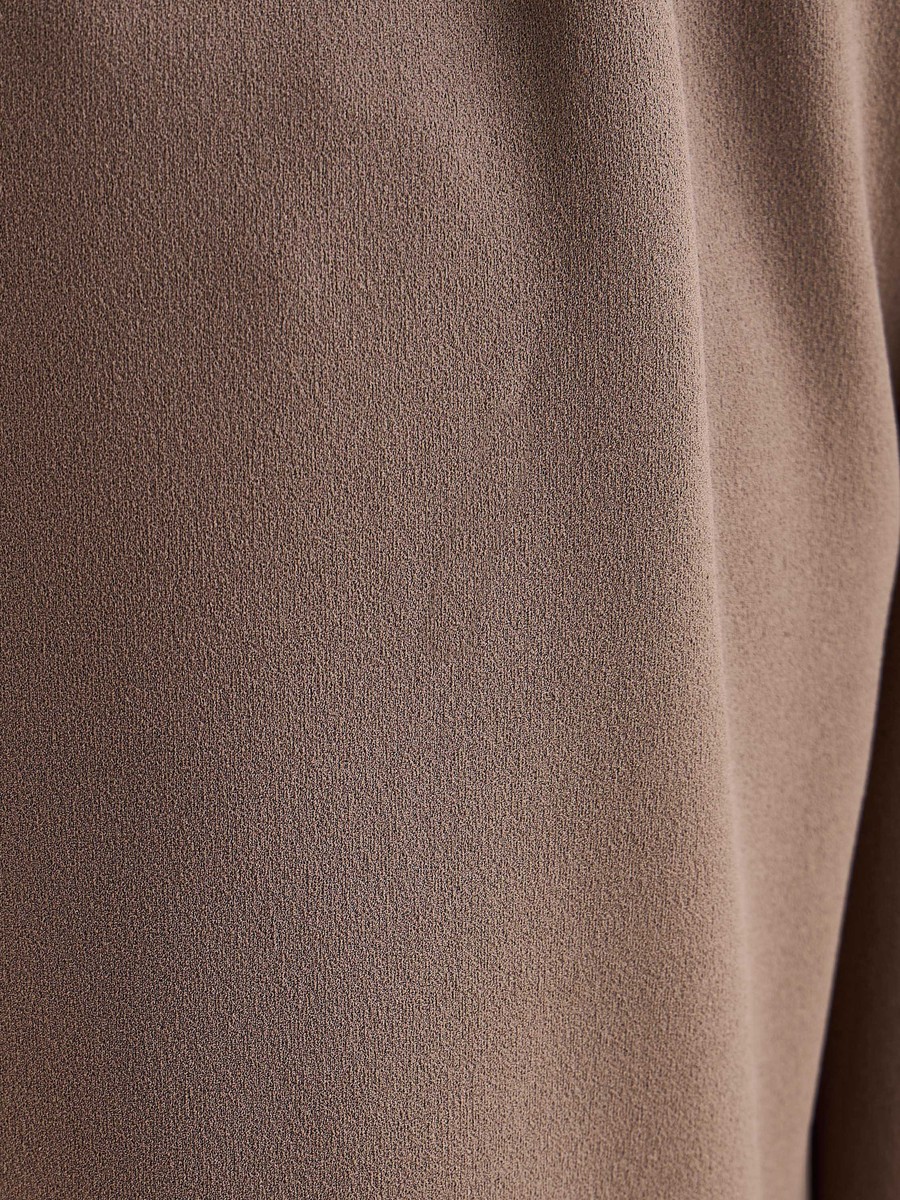 Textured Wide Leg Pants