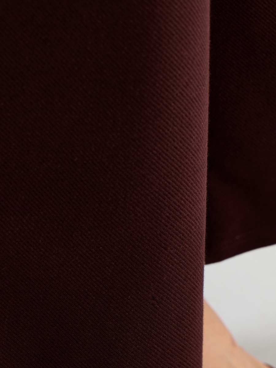 Plain Wide Leg Pants with Welt Pocket