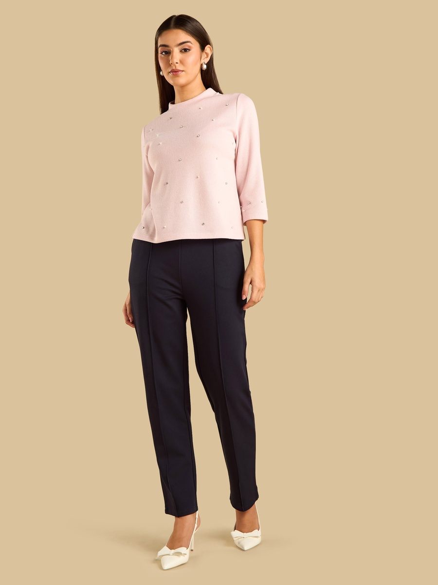 Panelled Tapered Fit Pants