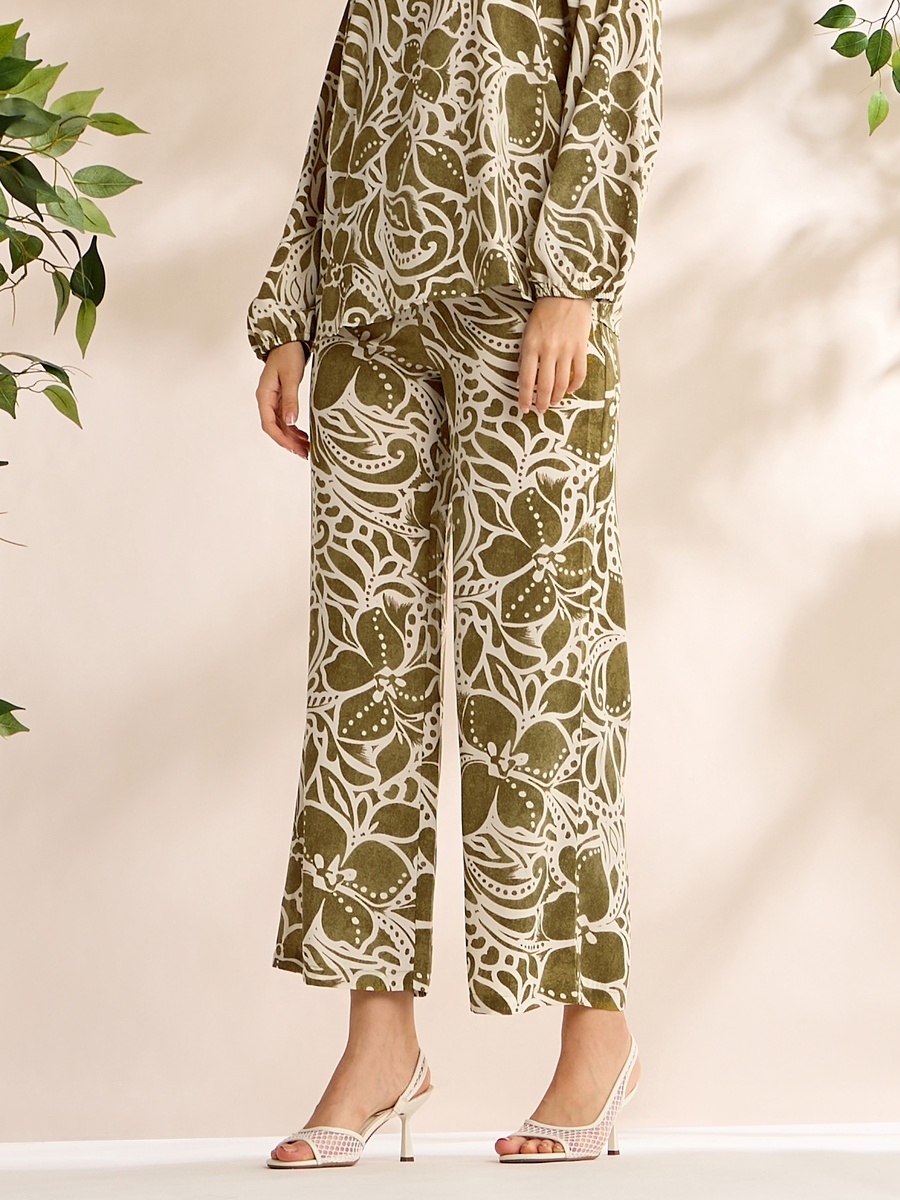 Floral Print Pants