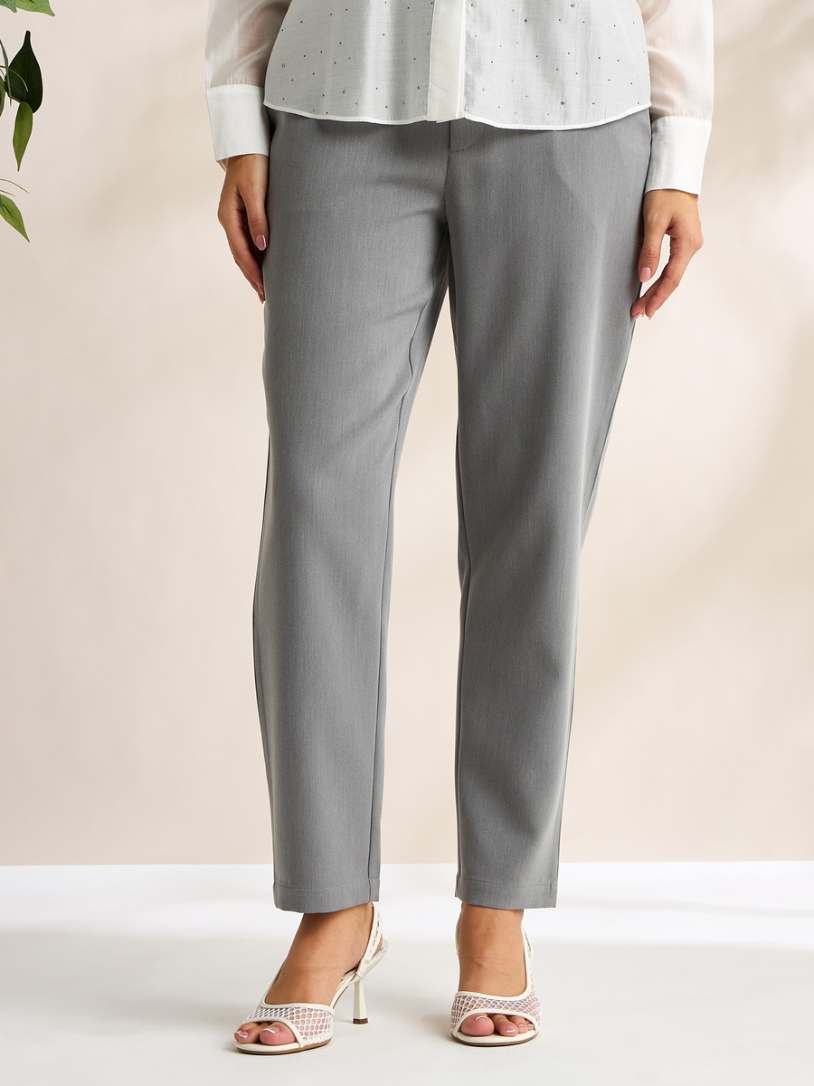 Plain Tapered Pants