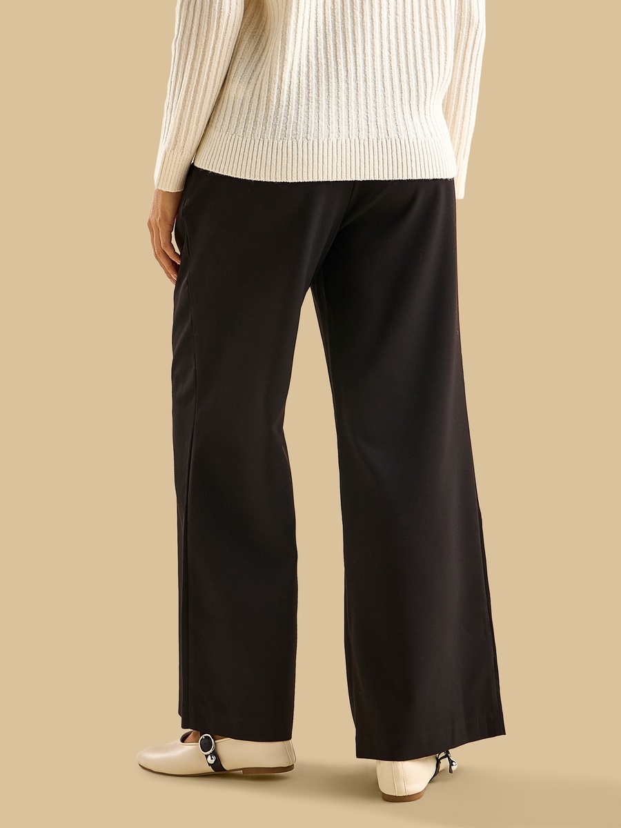 Belted Wide Leg Pants