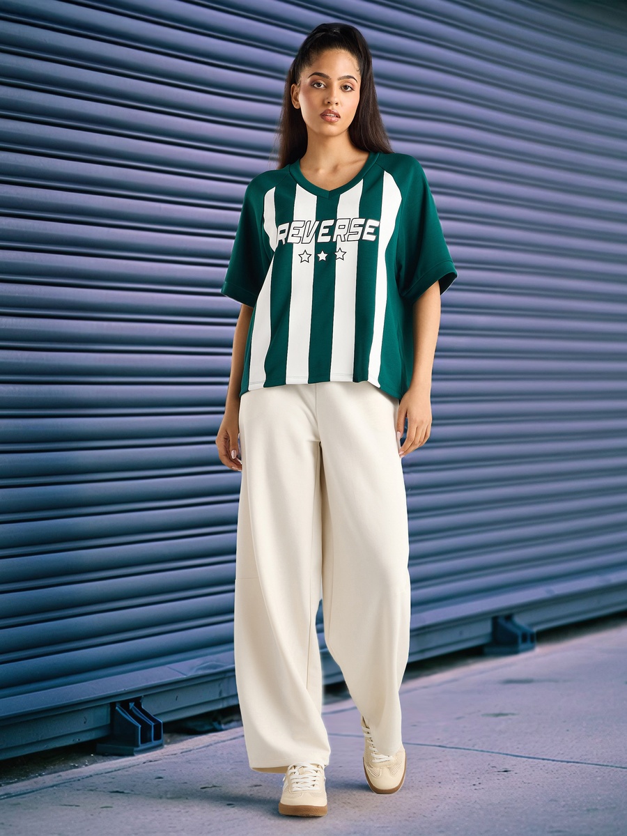 Plain Elasticated Waist Pants with Pockets