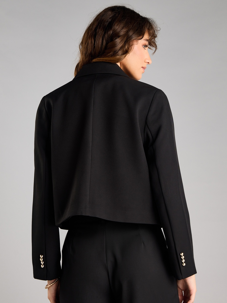 Plain Jacket with Pockets