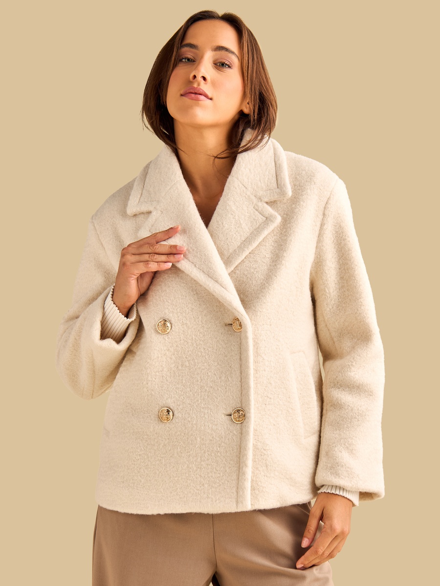 Boucle Double Breasted Jacket