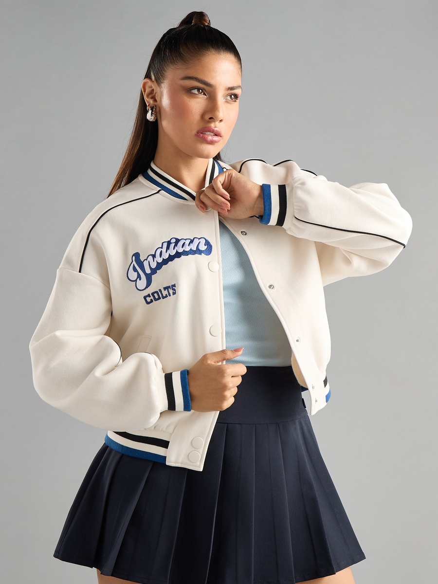 Indianapolis Colts Print Bomber Jacket