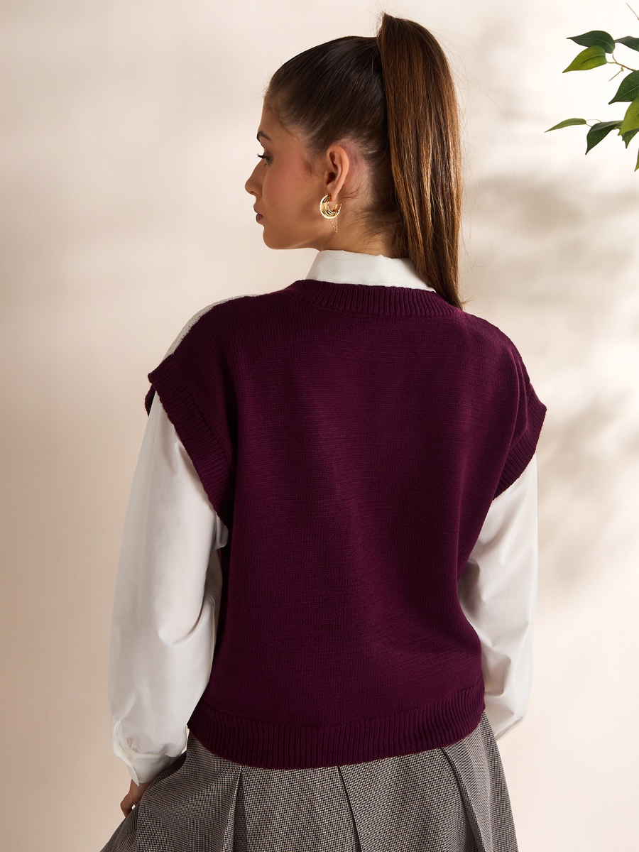 Varsity Patch Twofer Top