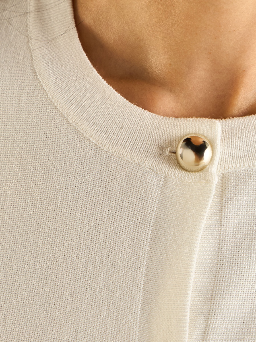 Textured Peplum Top