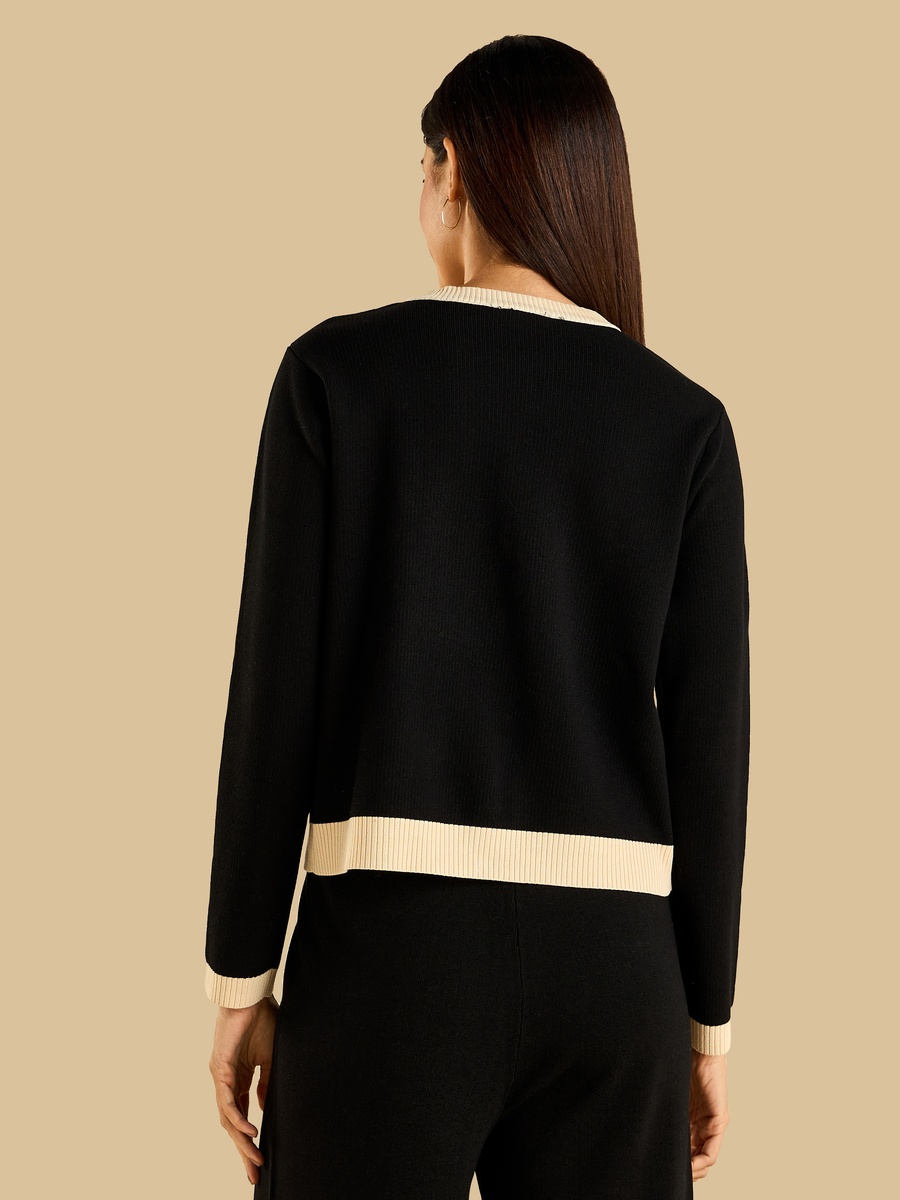 Button Accent Cardigan