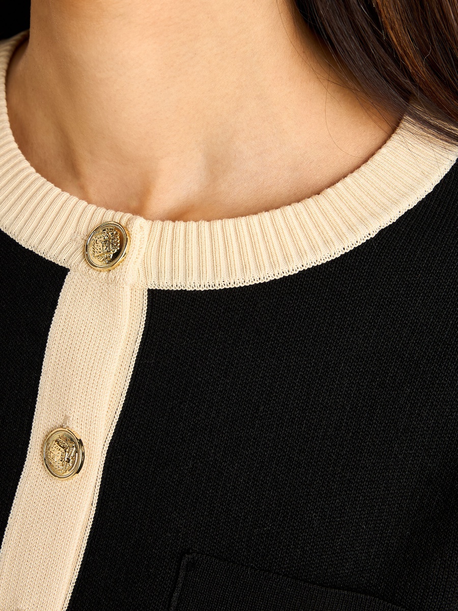 Button Accent Cardigan