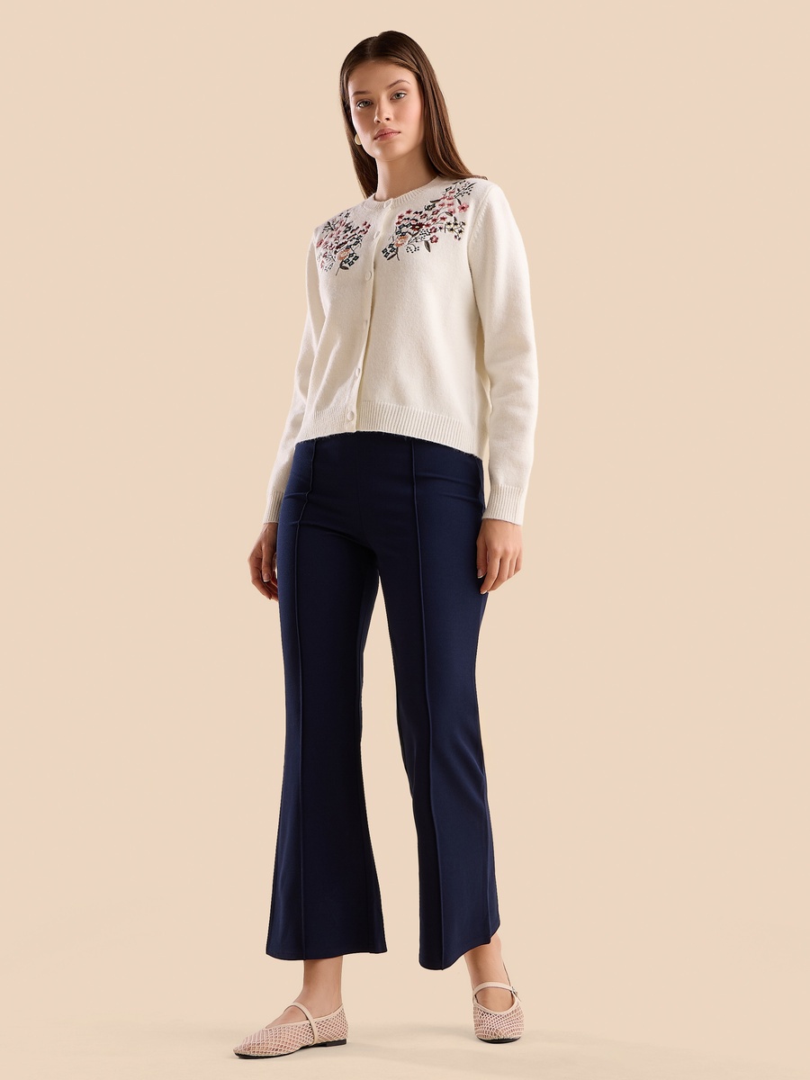 Embroidered Cardigan