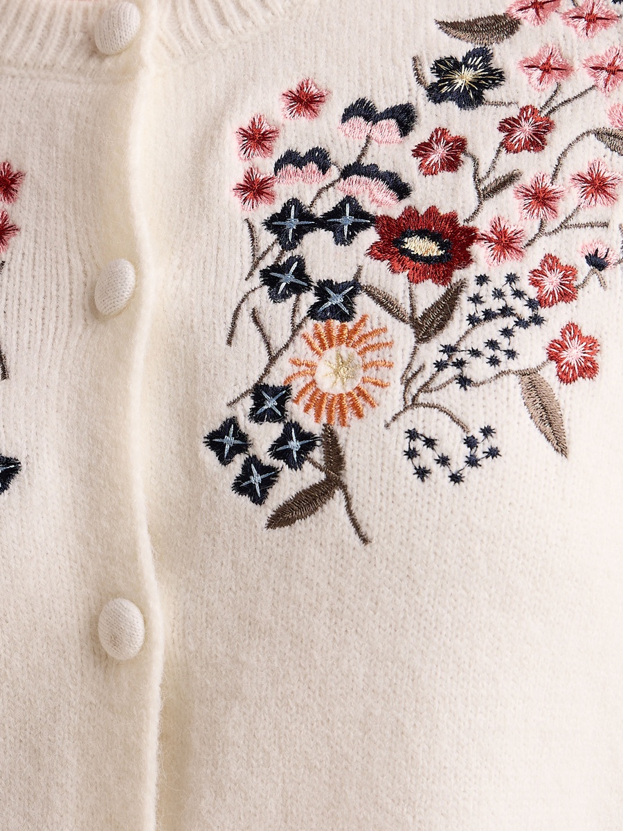 Embroidered Cardigan