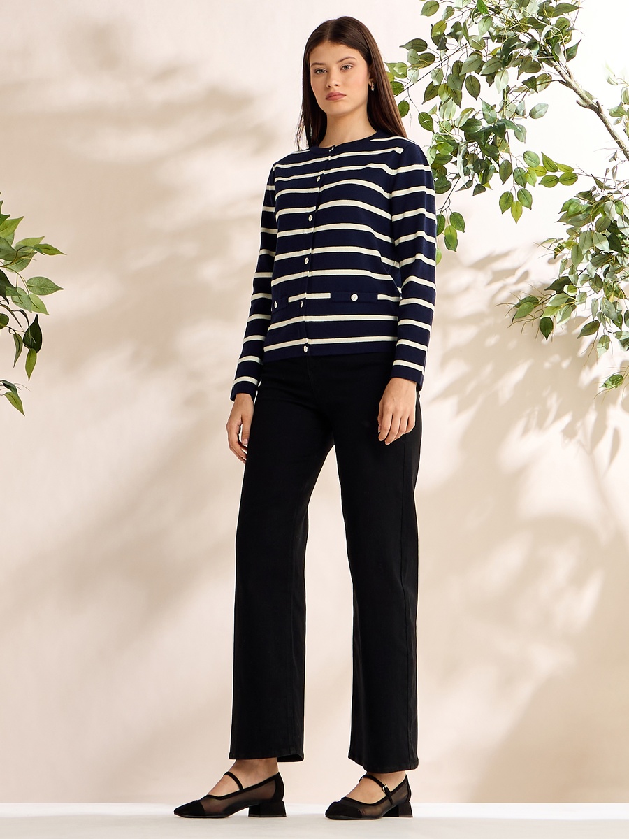 Striped Cardigan