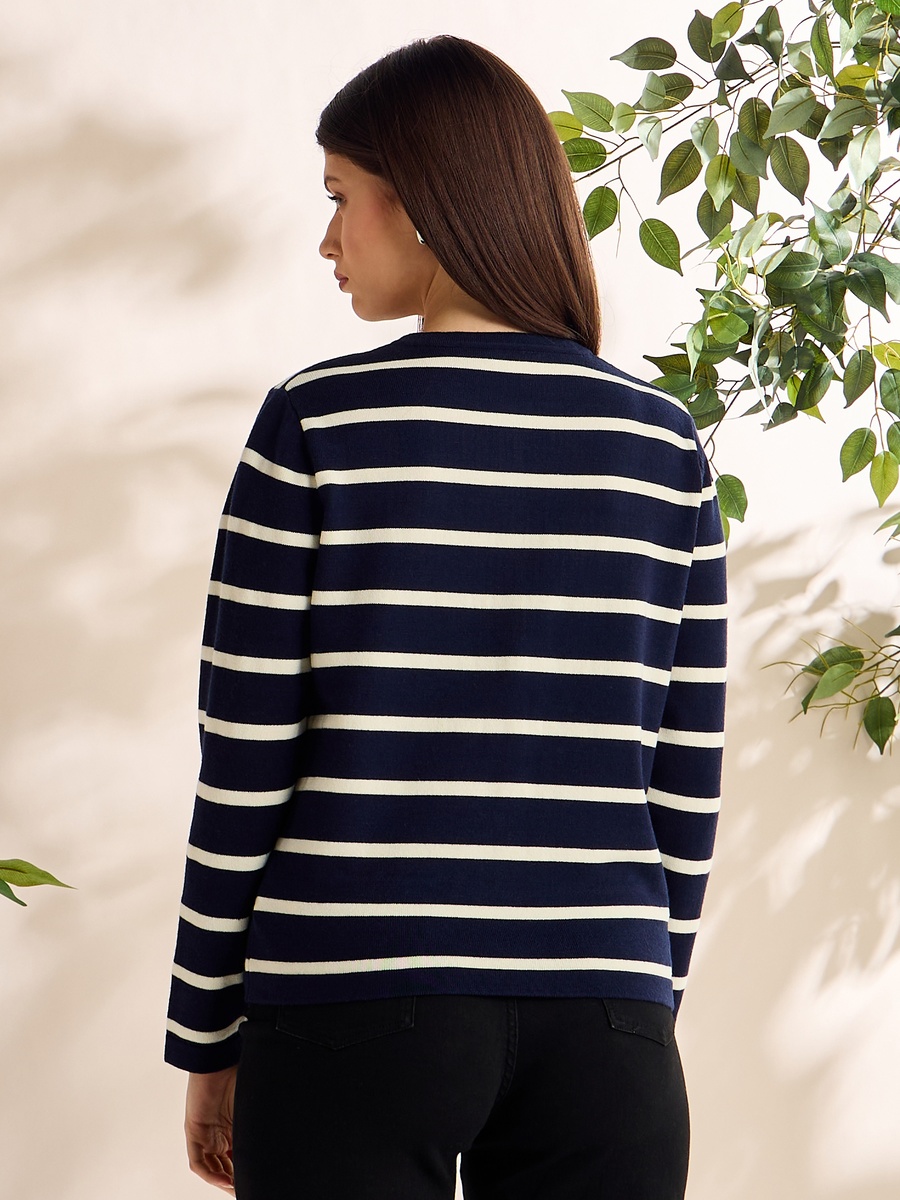 Striped Cardigan