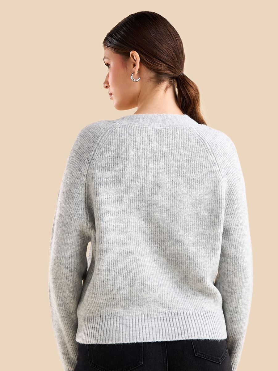 Embellished Button Cardigan