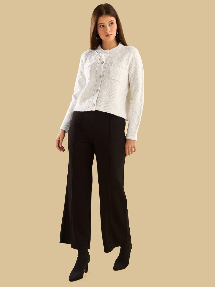 Textured Lurex Cardigan
