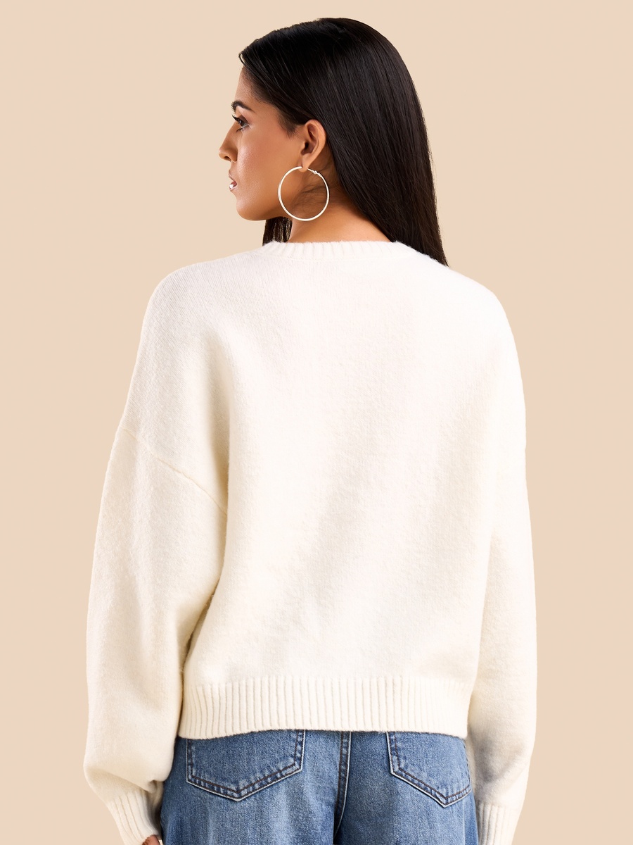 Heart Embellished Jumper