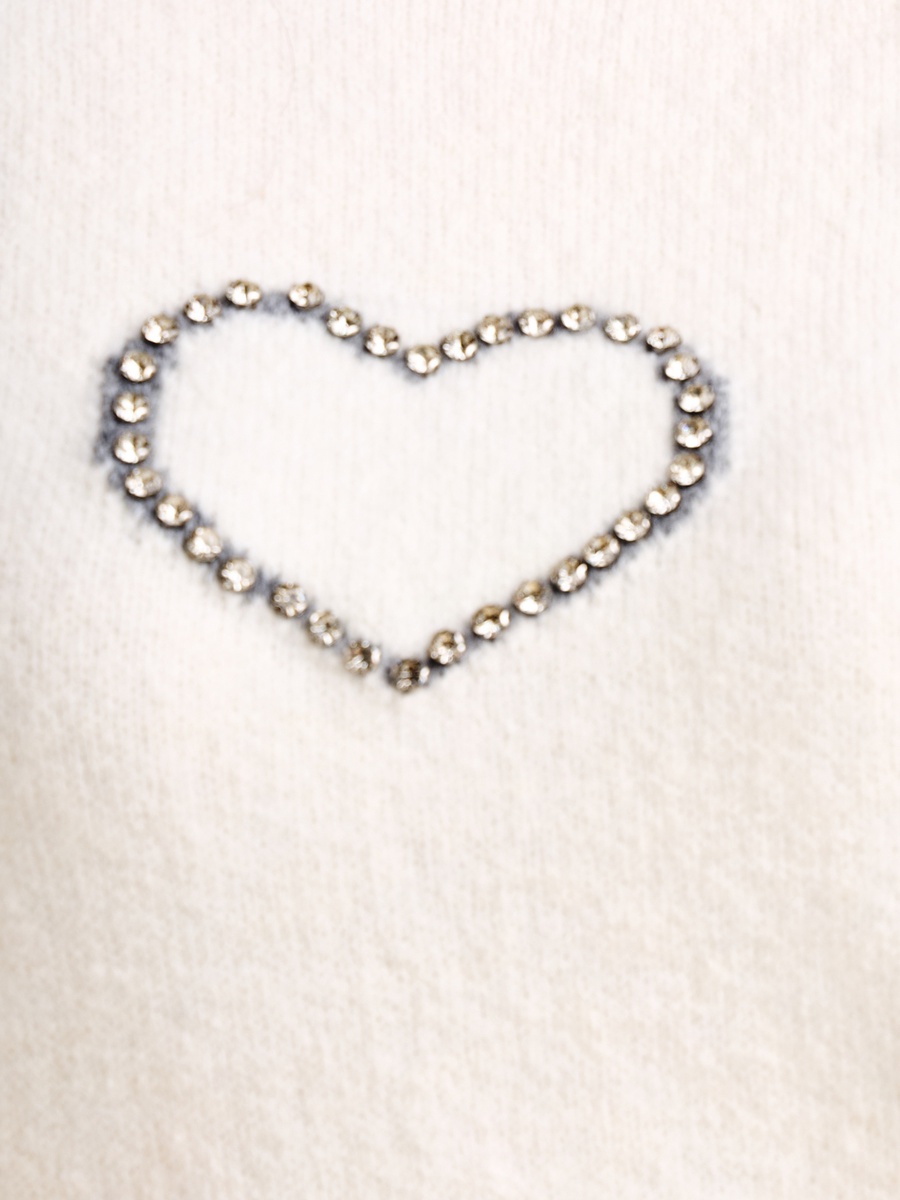 Heart Embellished Jumper