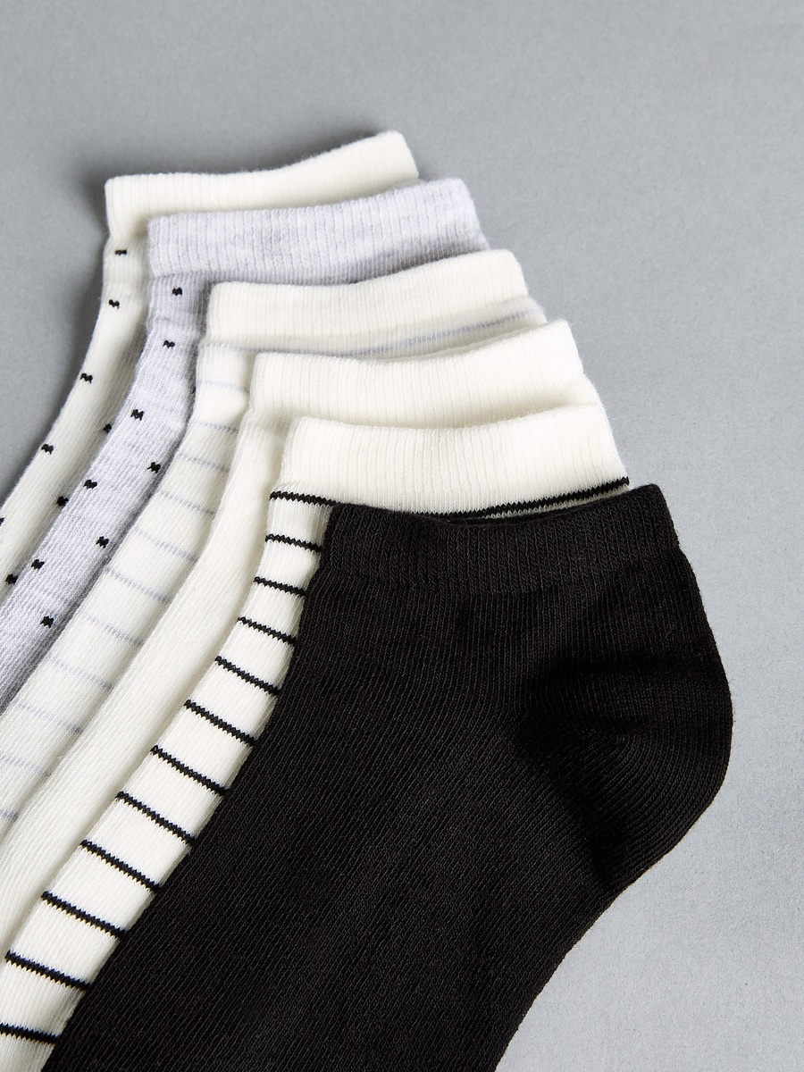 Pack of 6 - Assorted Ankle Length Socks