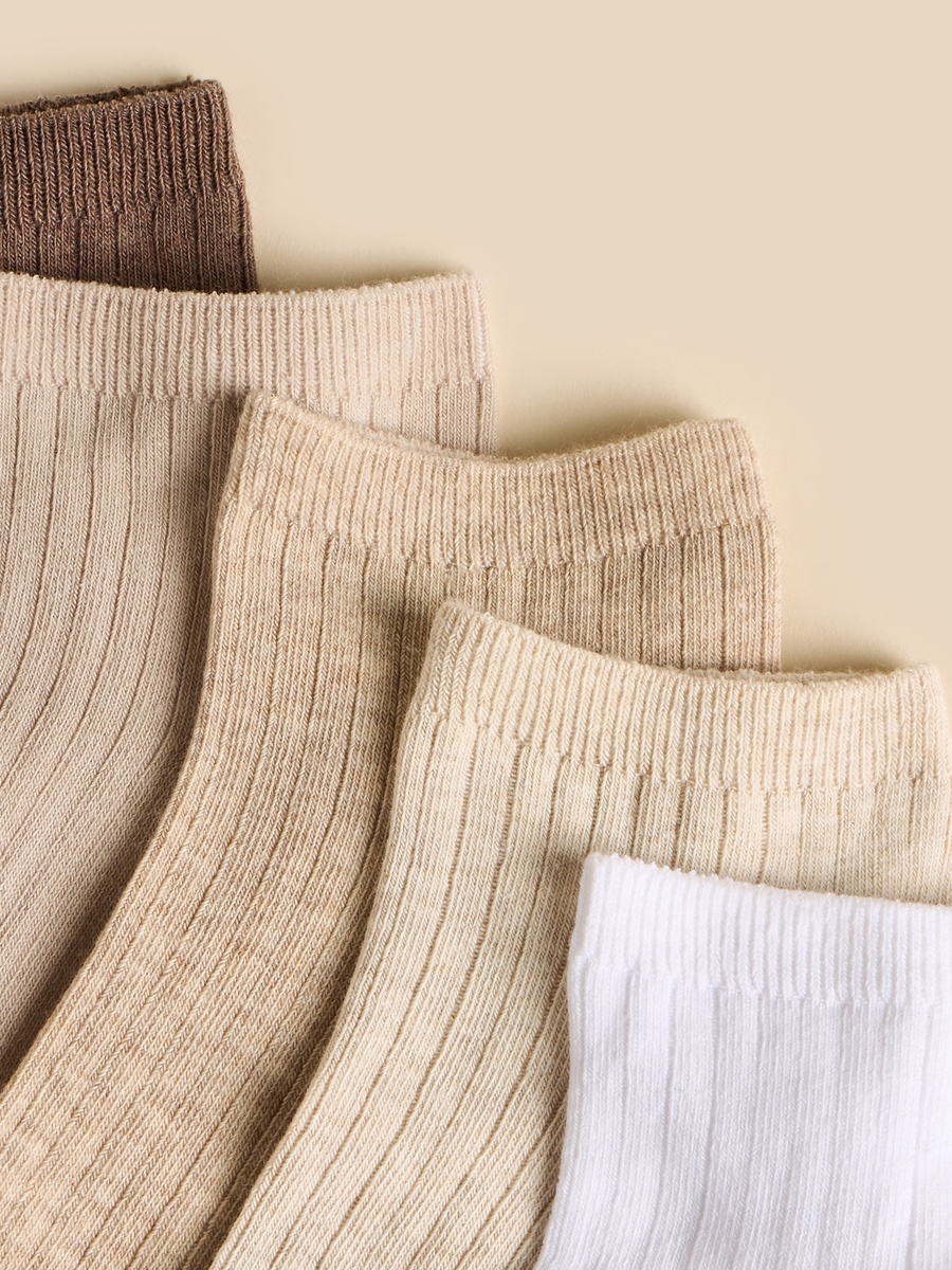 Pack of 5 - Ribbed Ankle Length Socks