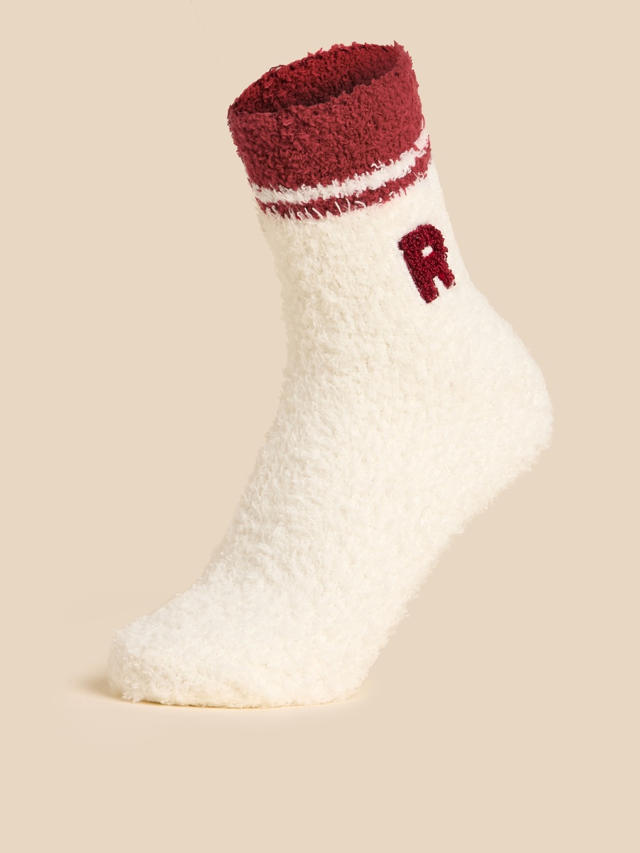 Pack of 2 - Textured Crew Length Socks