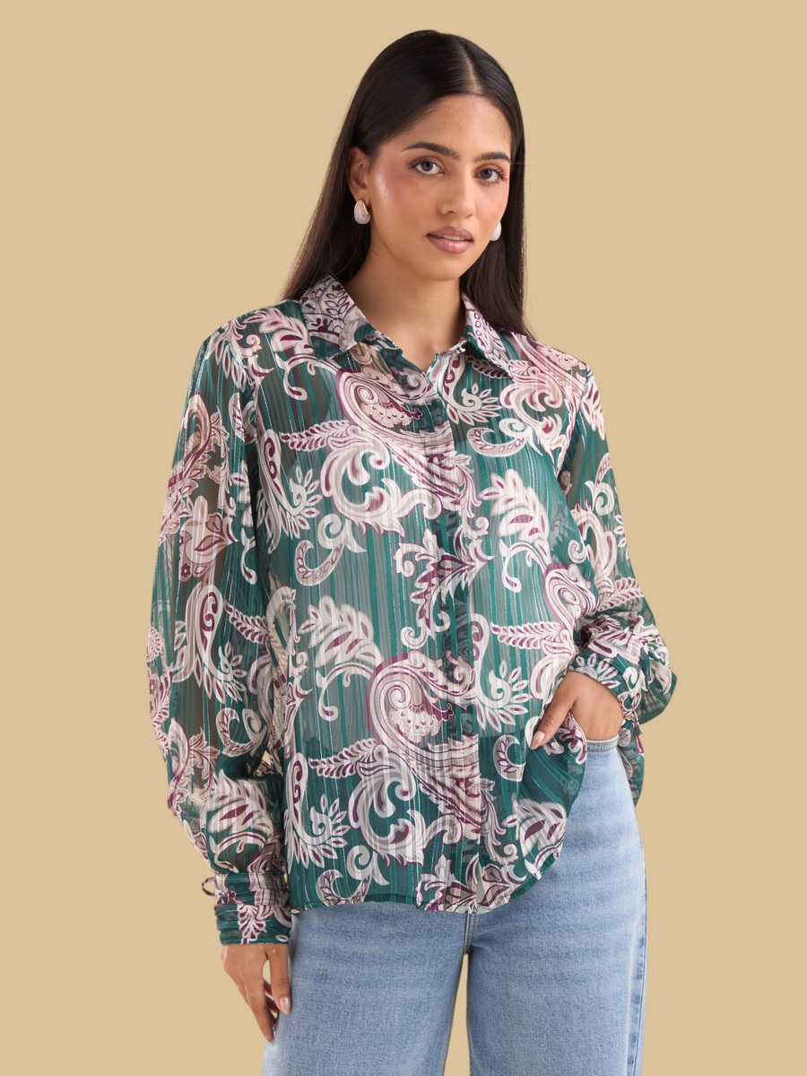 Paisley Print Shirt