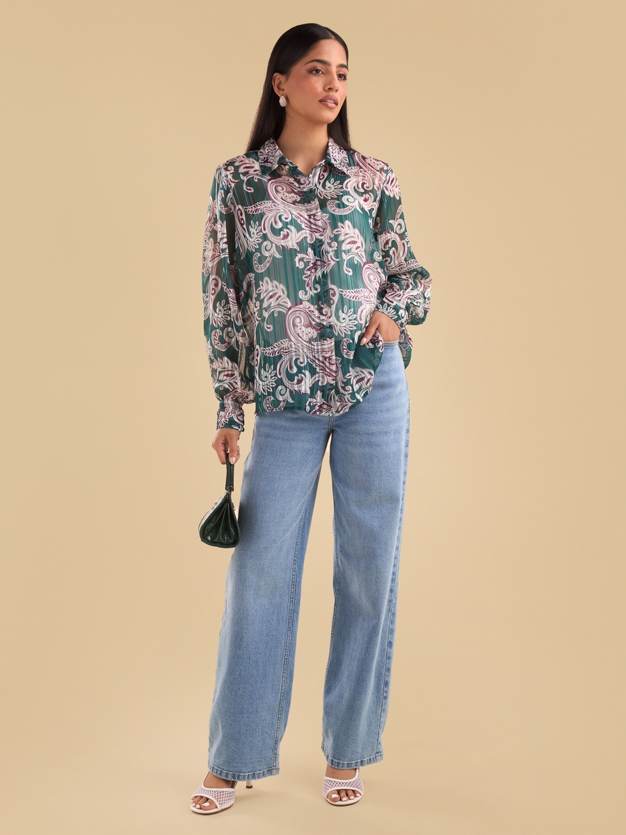 Paisley Print Shirt