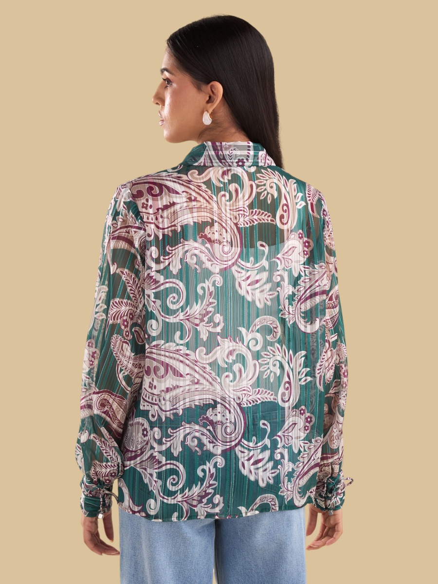Paisley Print Shirt
