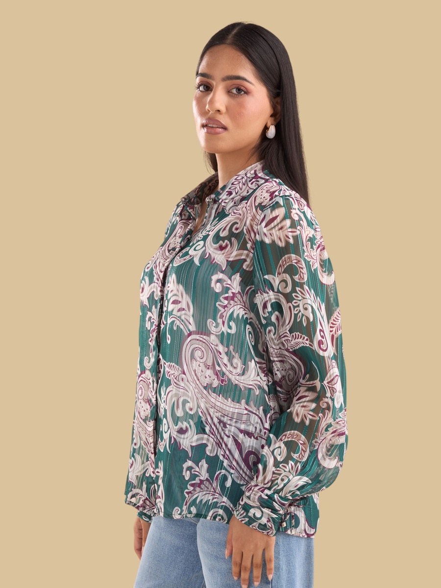 Paisley Print Shirt