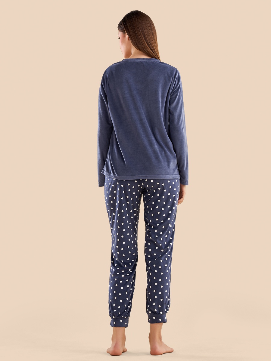 Polka Dot Print Pyjama Set