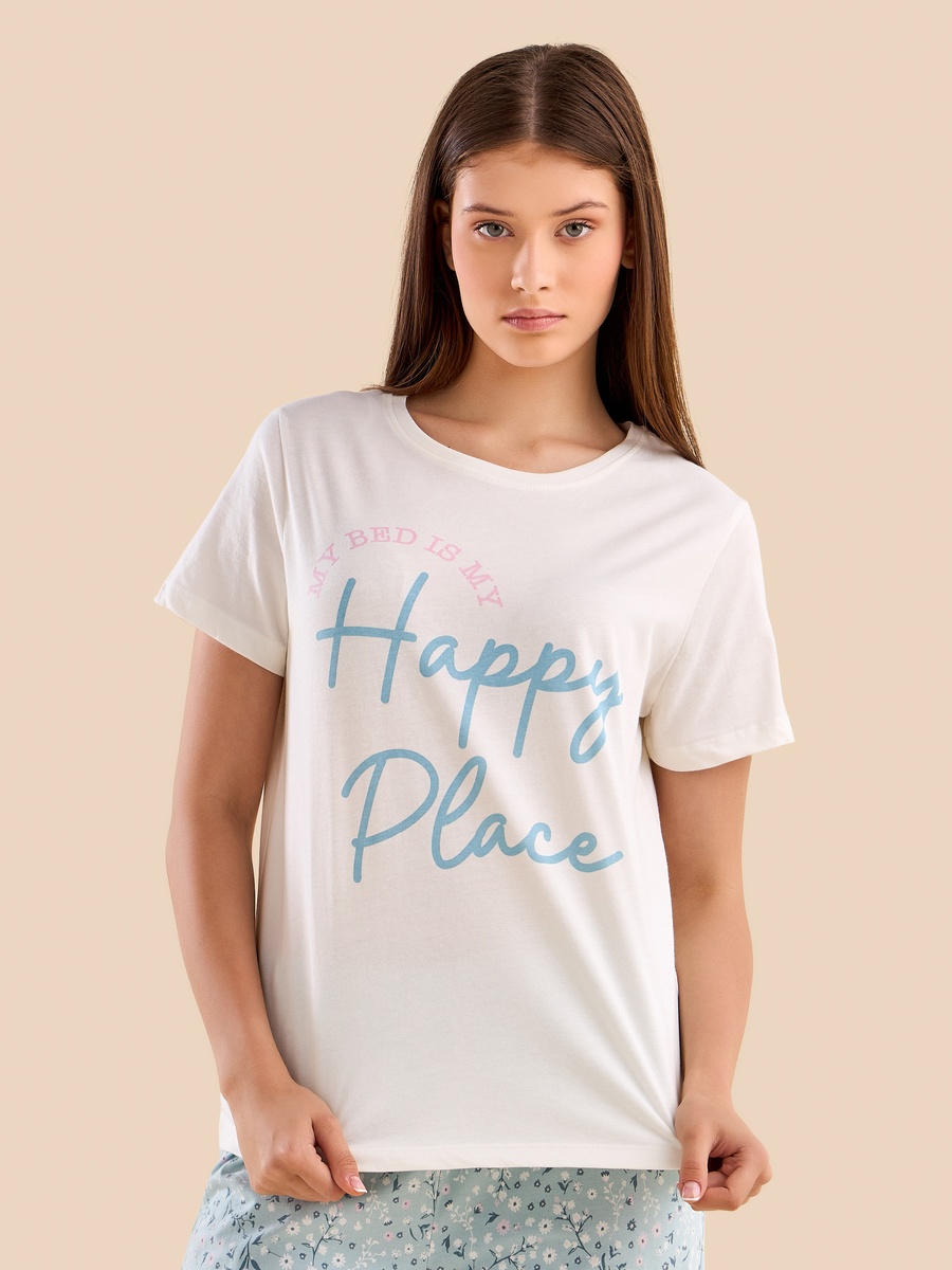 Floral Print Cotton Pyjama Set