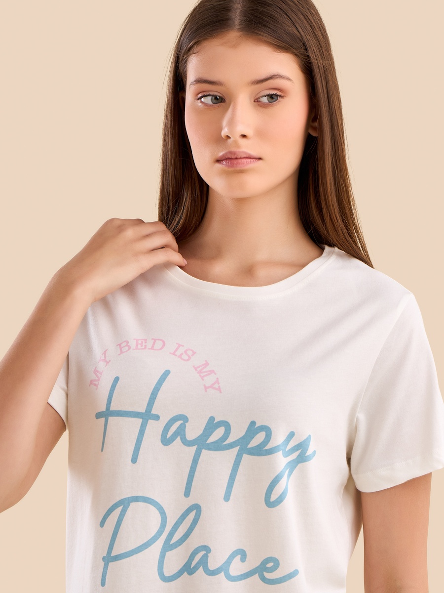 Floral Print Cotton Pyjama Set