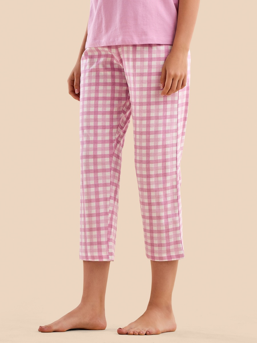 Checked Cotton Pyjama Set