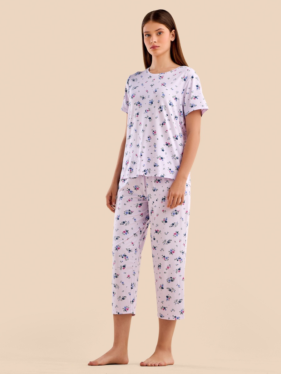 Floral Print Pyjama Set