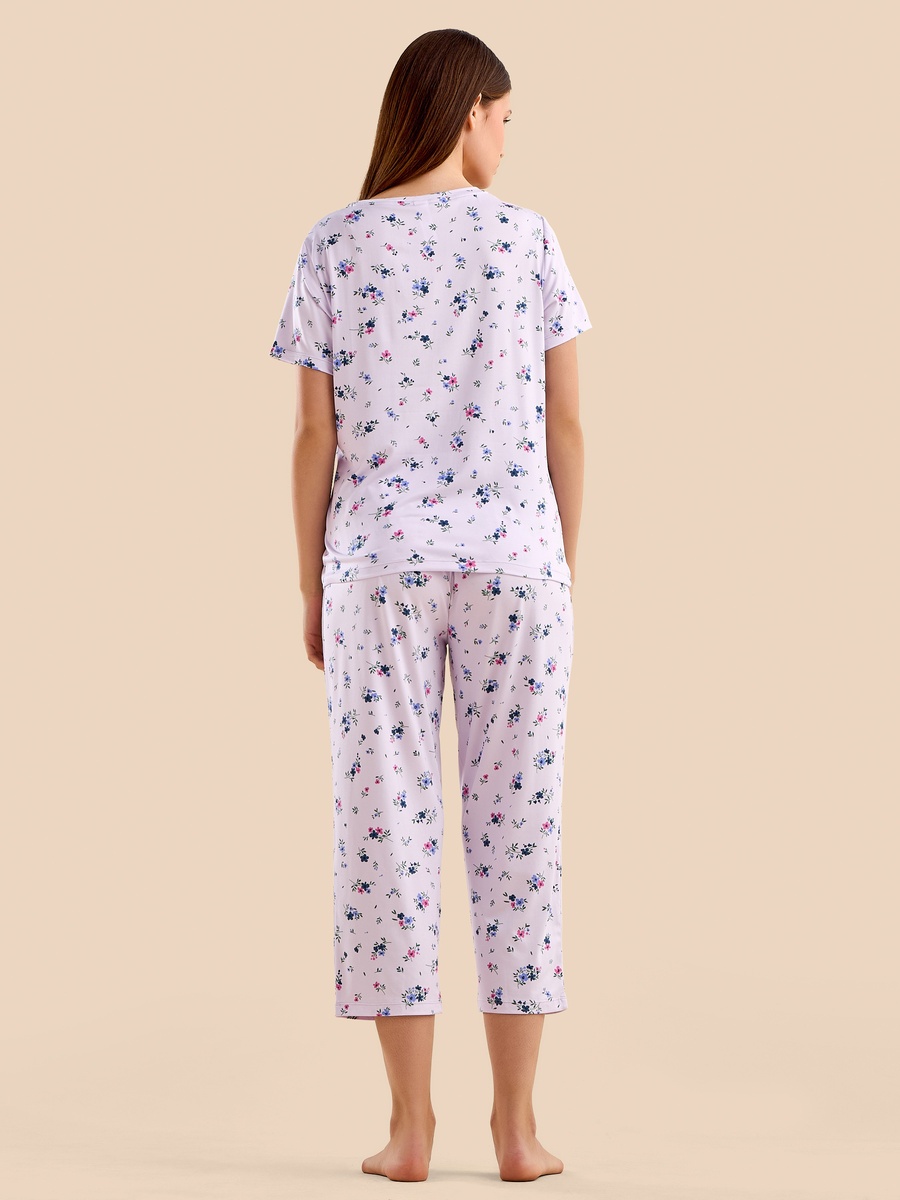 Floral Print Pyjama Set