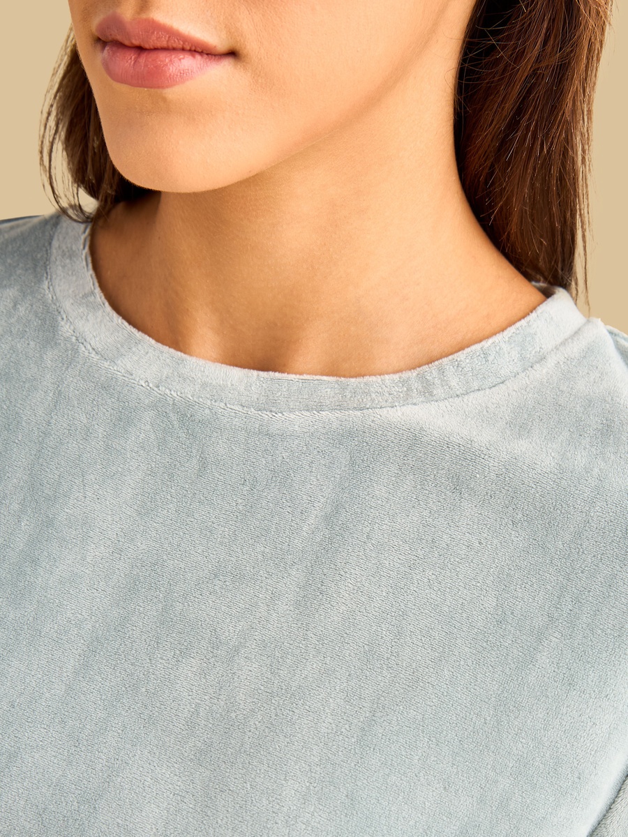 Solid T-Shirt and All-Over Polka Dot Print Pyjama Set