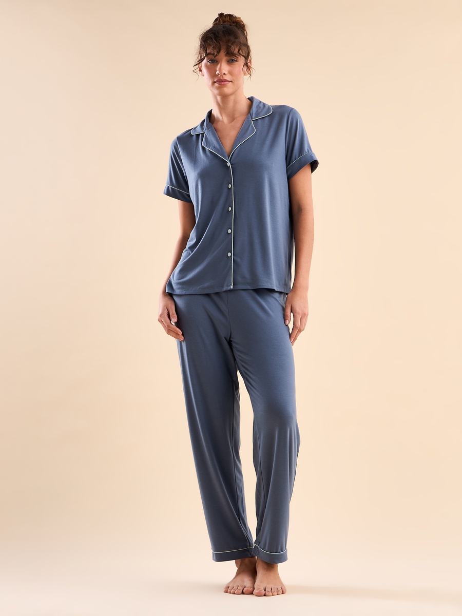 Piping Detail Pyjama Set