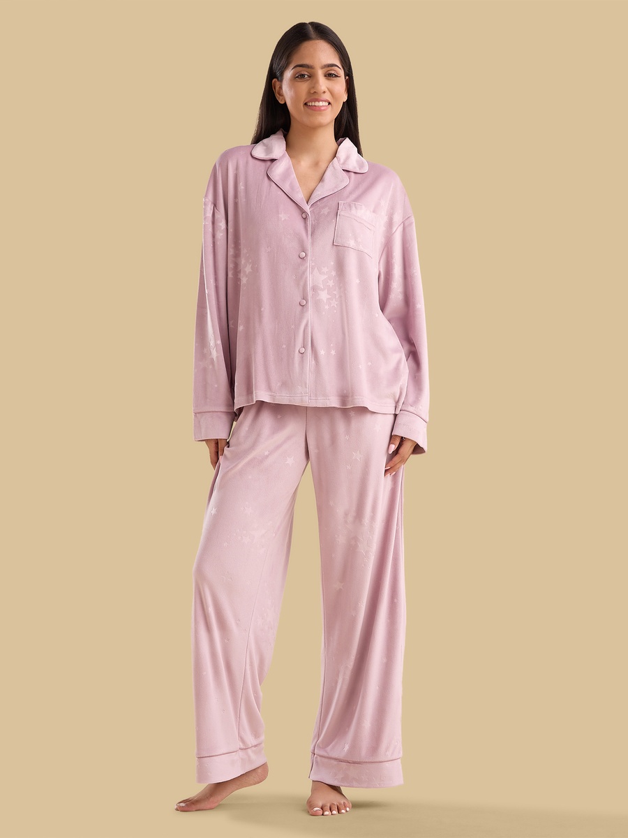 Star Jacquard Pyjama Set