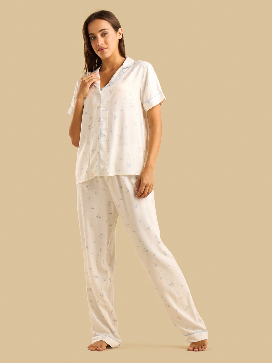 Floral Print Pyjama Set