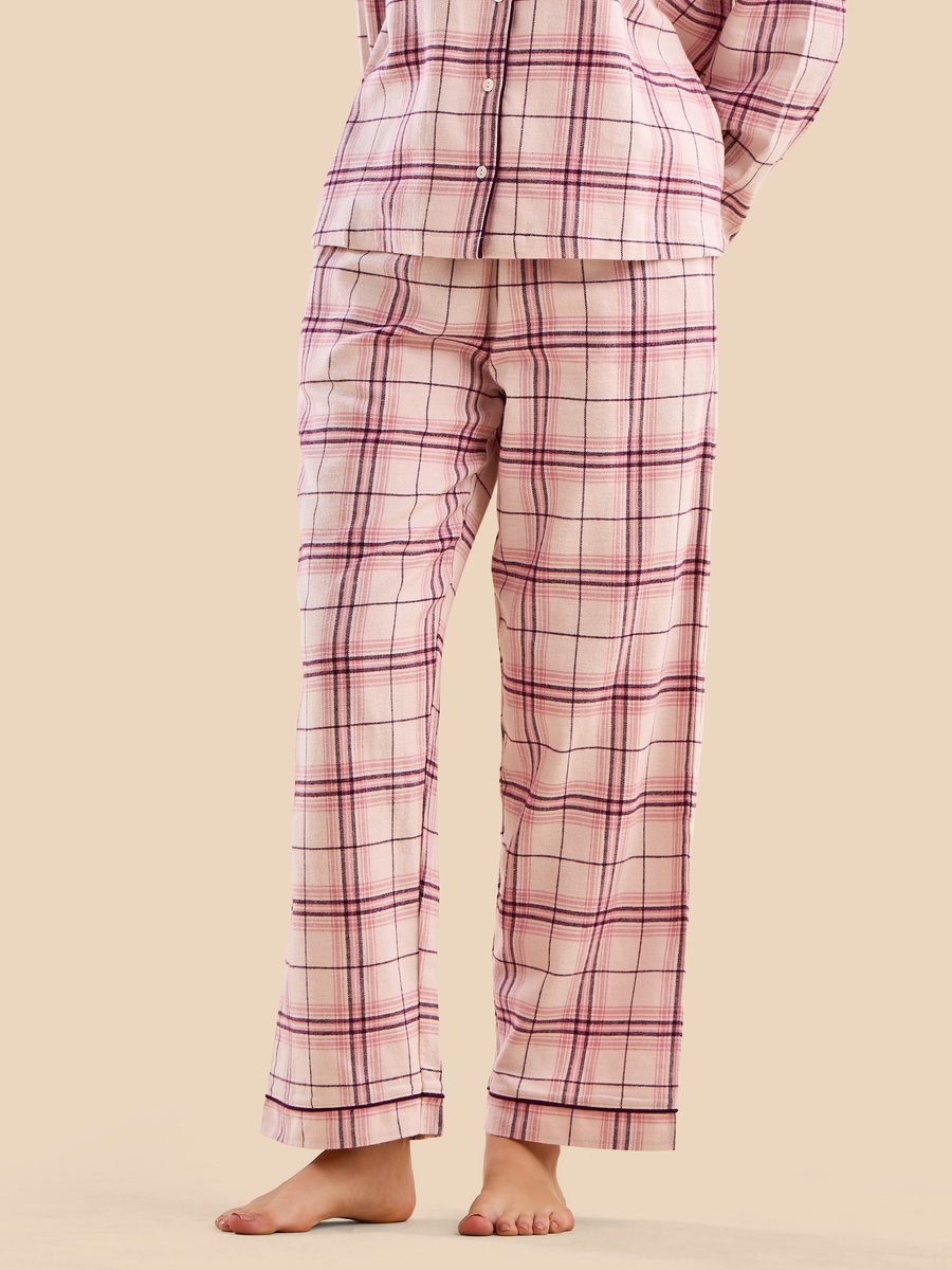 Checked Cotton Pyjama Set