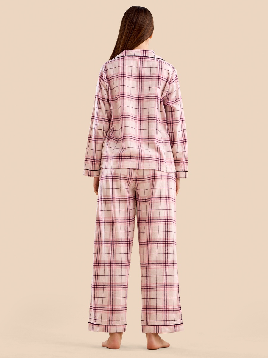 Checked Cotton Pyjama Set