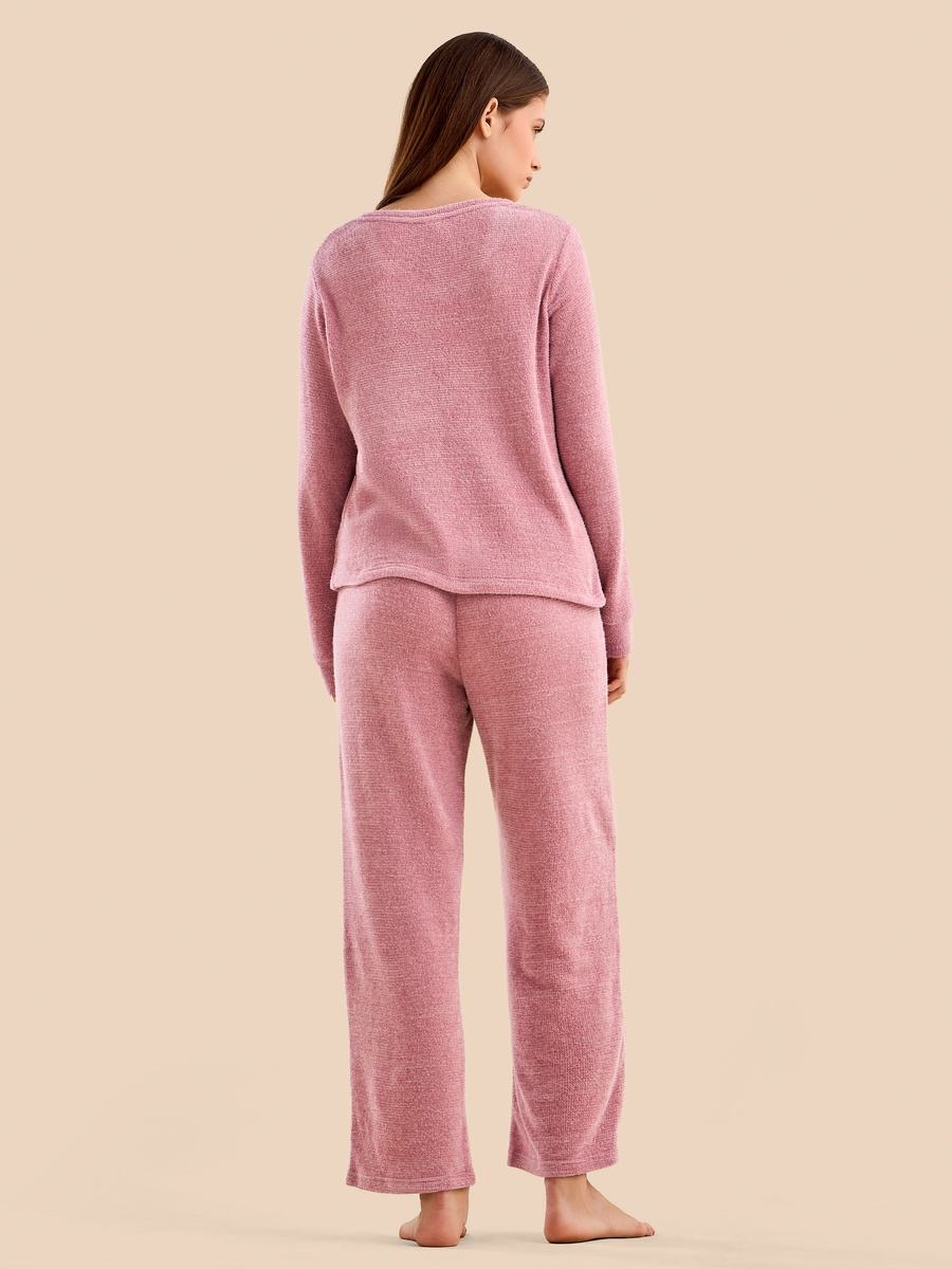 Textured Chenille Pyjama Set